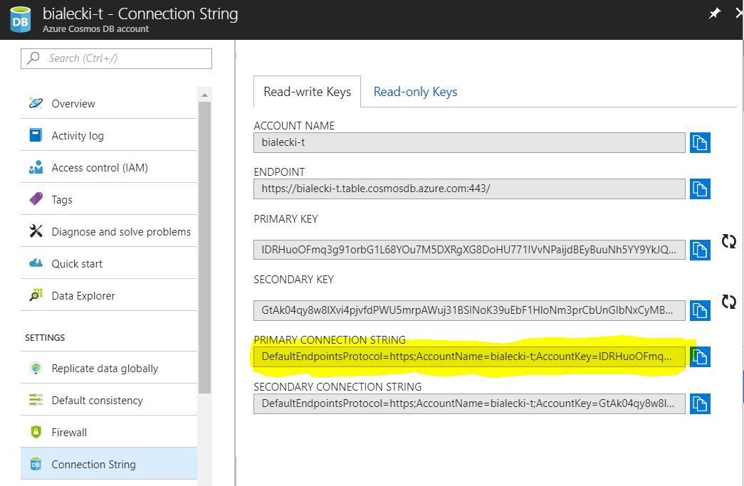 Azure Cosmos DB - key-value database in the cloud - Michał Białecki Blog